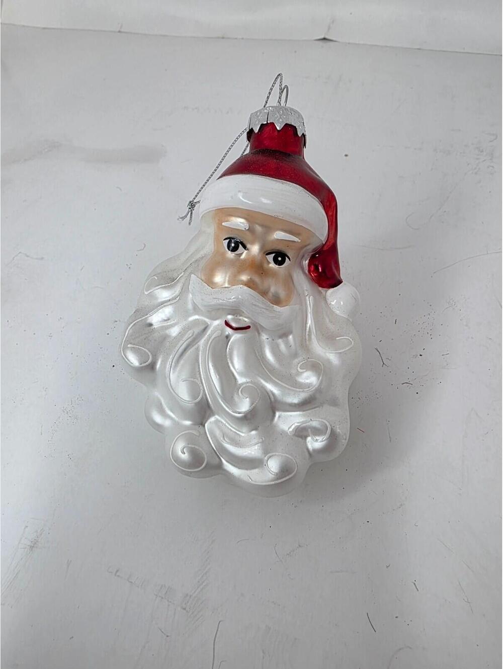 Santa Claus Christmas Ornament Plastic